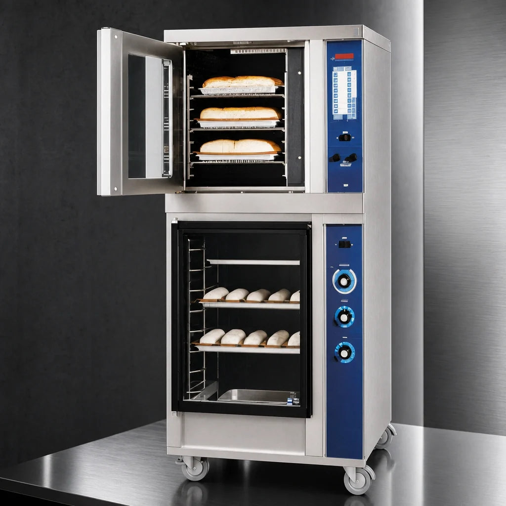 Duke PFB-1 One-Section Electric Proofer Cabinet Base, Stainless Steel, Glass Door, 16-Pan Capacity
