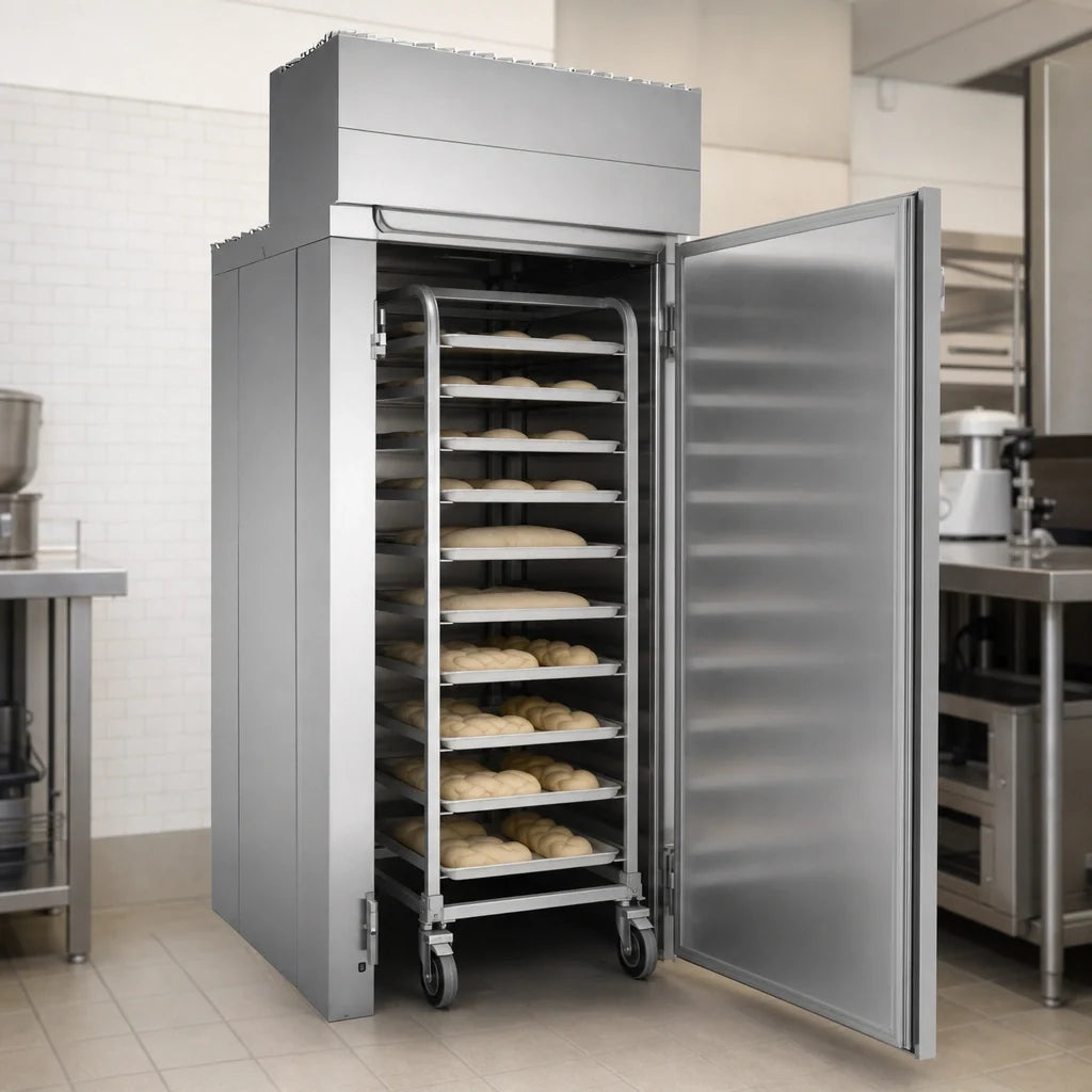 Baxter PW1E-120.5"D Roll-In Electric Proofer Cabinet, Single Section, 4-Rack Capacity, Stainless Steel, Digital Controls