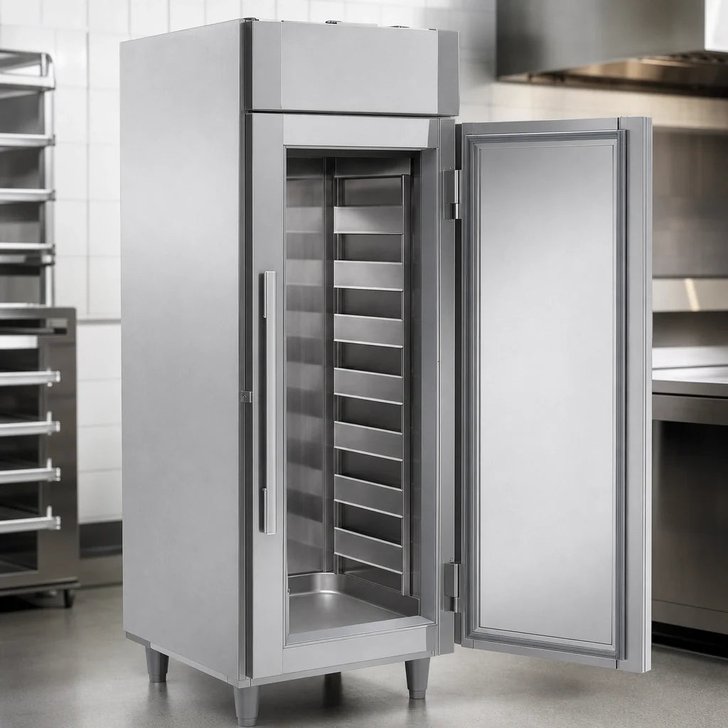 Victory Refrigeration UltraSpec™ HS-1D-1-PT One-Section Pass-Thru Heated Holding Cabinet, Stainless Steel, Two Solid Hinged Doors, Digital Control