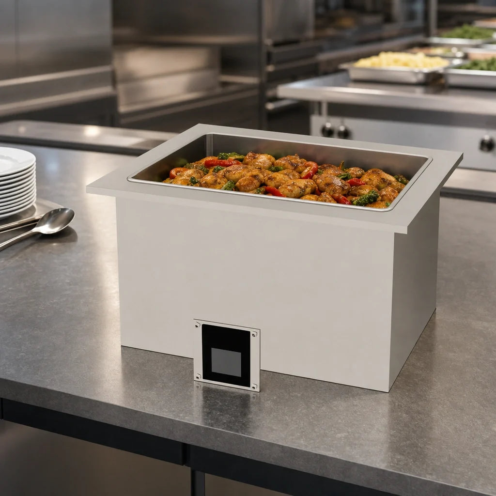 Duke WWG1-SL Waterless Drop-In Hot Food Well, 1 Full-Size Pan, Digital Touchscreen, Dry Operation, No Drain