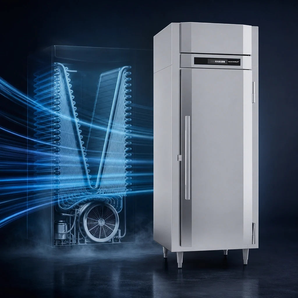 Victory Refrigeration UltraSpec™ FS-1D-S1-EW-HC Reach-In Freezer, 24.08 Cu. Ft., Extra-Wide Solid Door, Stainless Steel