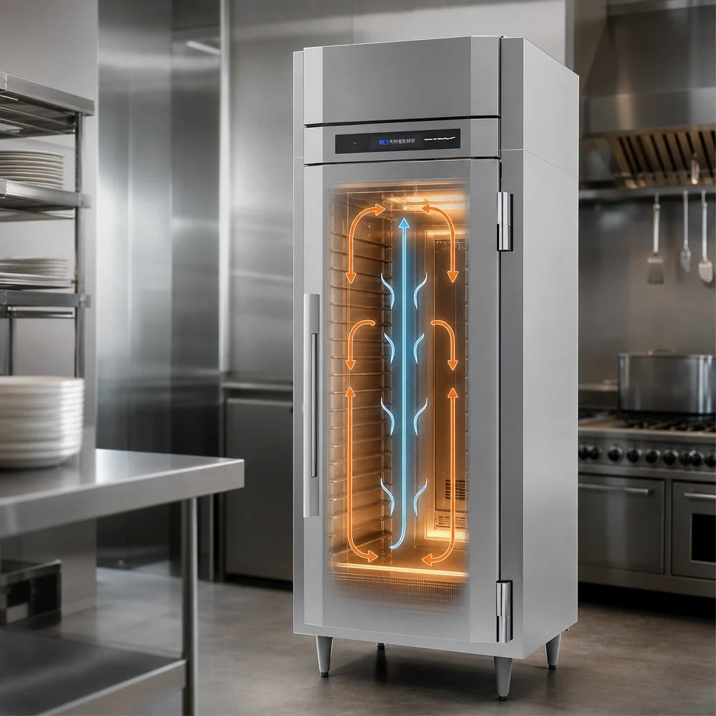 Victory Refrigeration UltraSpec™ HS-1D-1-EW One-Section Reach-In Heated Holding Cabinet, Stainless Steel, Wide Solid Hinged Door