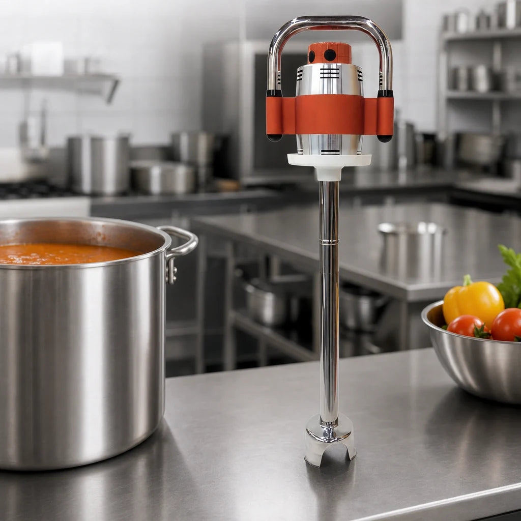 Dynamic SMX MX040.1ES Single-Speed Immersion Blender, 24-Inch Stainless Steel Shaft, 60-Gallon Capacity