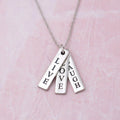 Live Love Laugh Pewter Necklace