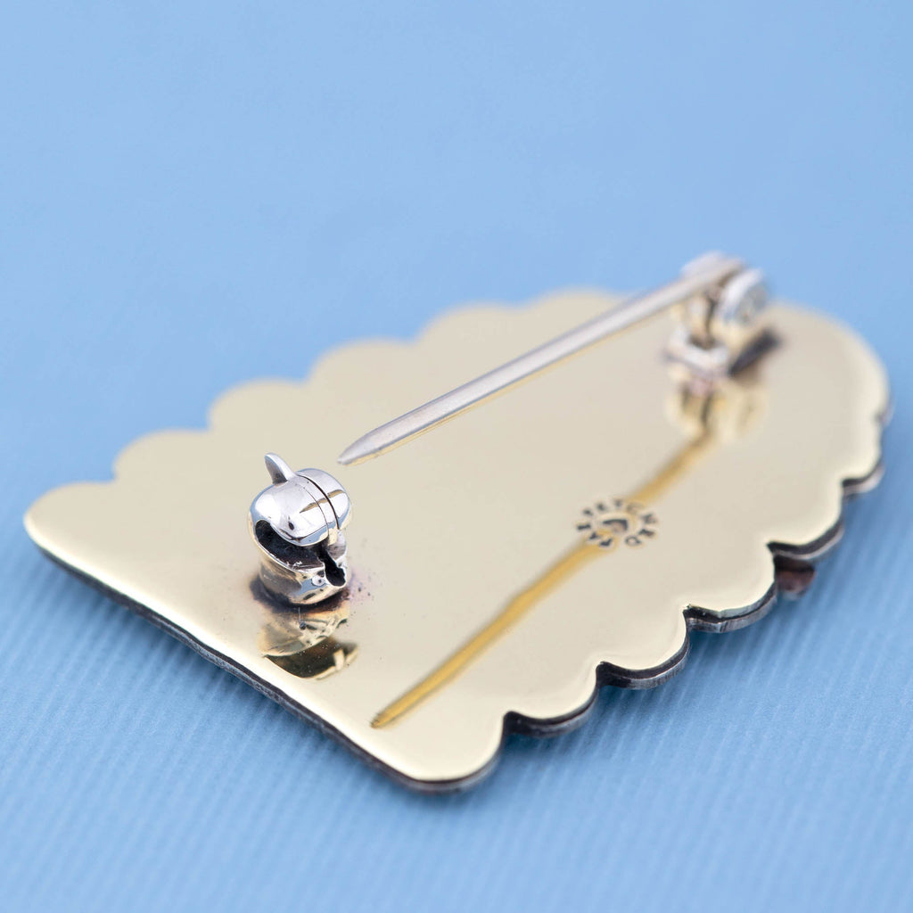 Beehive Mixed Metal Pin