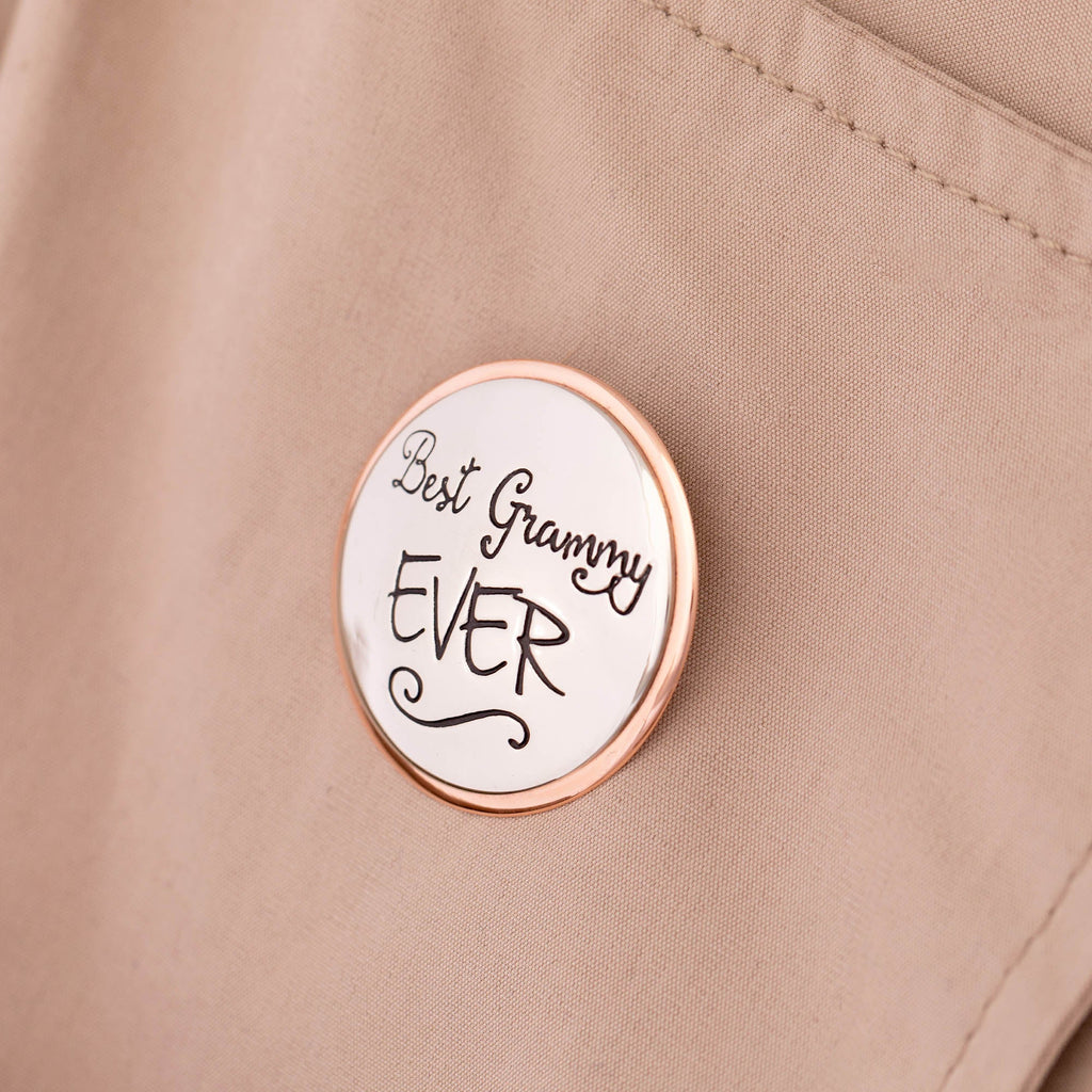 We Love Grandma Pin