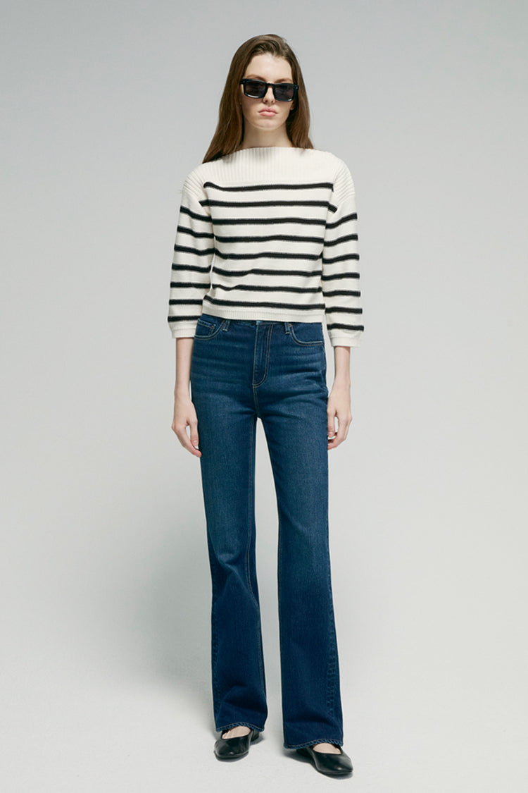 Barbara High Rise Bootcut Jeans HJ004