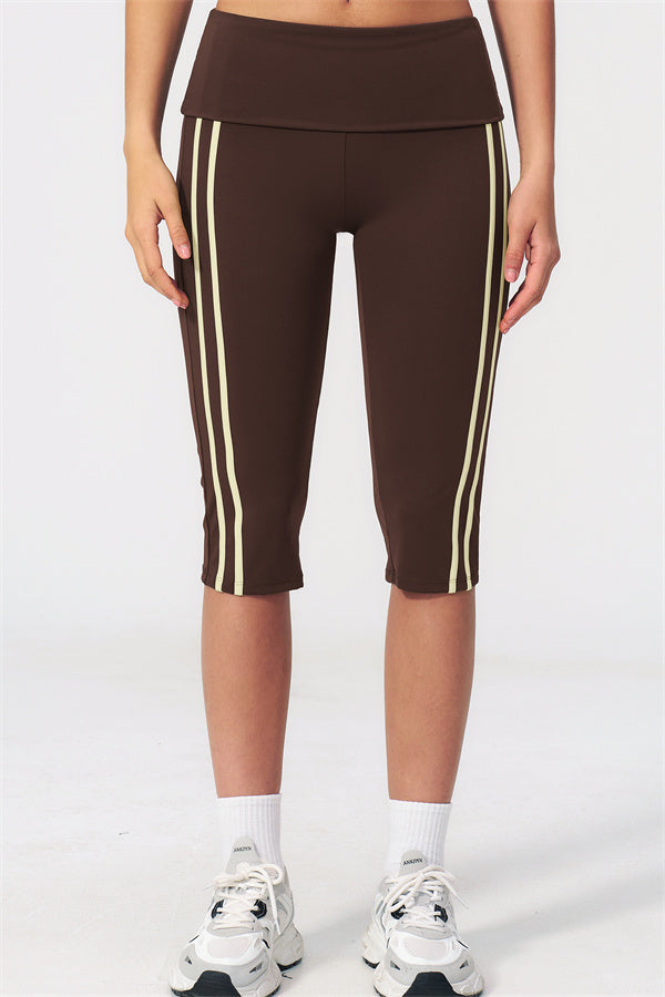 The Evoke Crop Top Capri Leggings 2-Piece Set