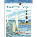 Creative Haven Seashore Scenes Coloring Book - Paperback