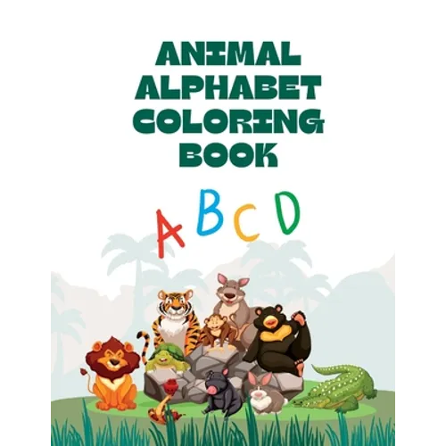 Animal Alphabet Coloring Book - Paperback