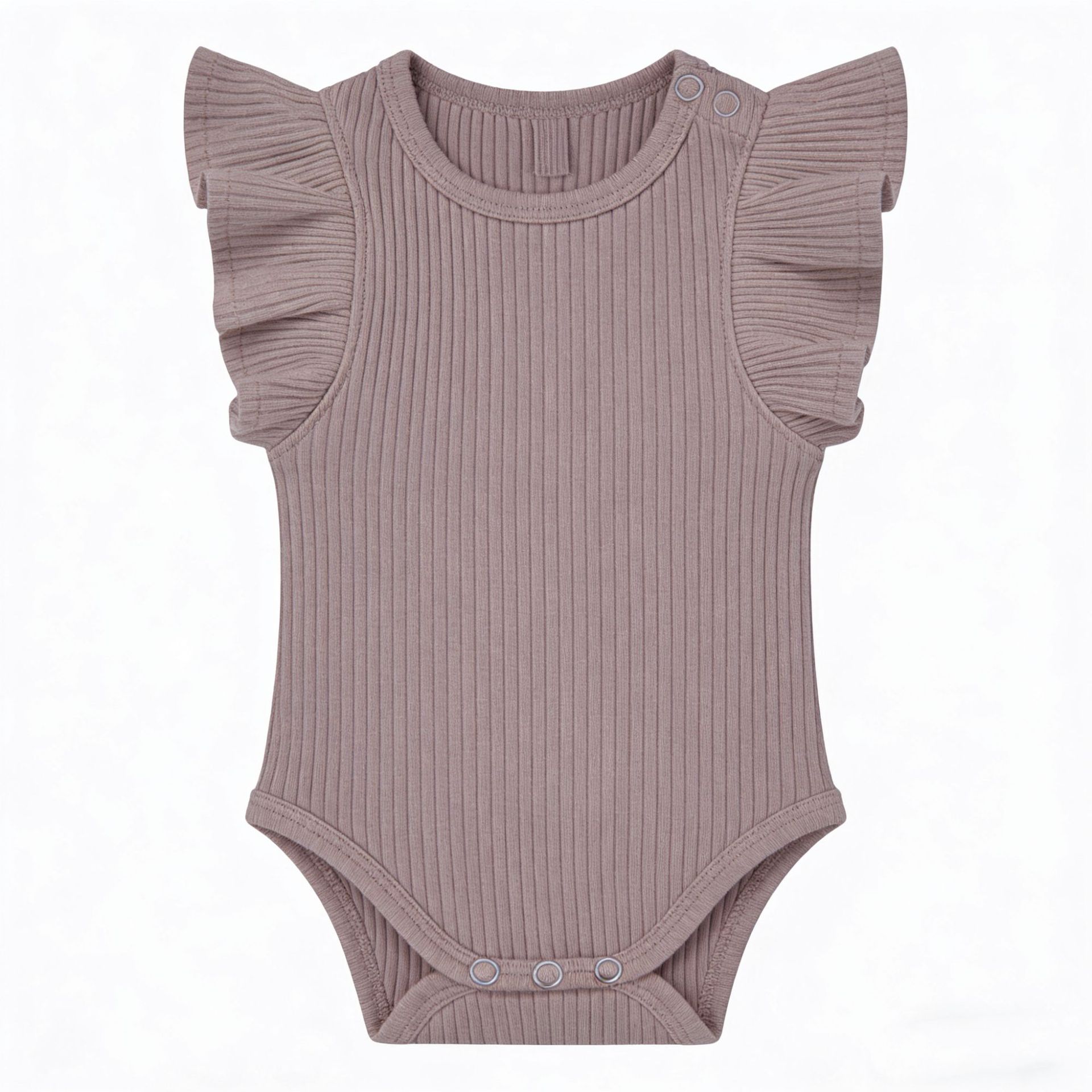 Baby Romper Knitted Ribbed Infant Onesie