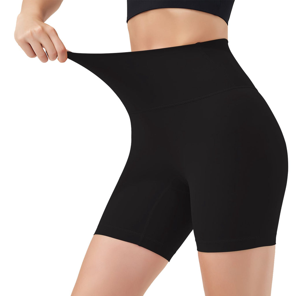 High-Waist Biker Shorts with Tummy Control for Workouts