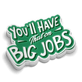 Big Jobs - Hard Hat Decal