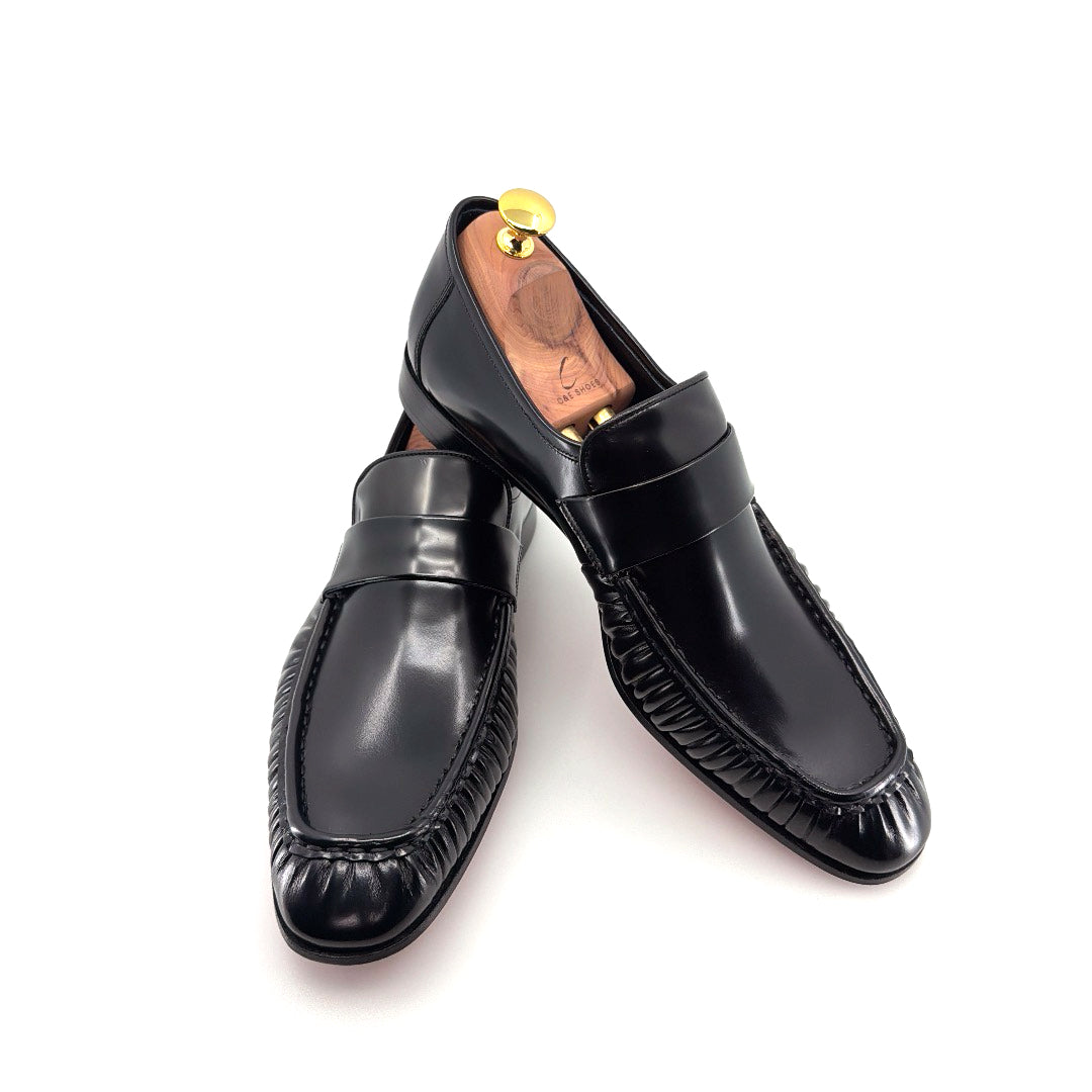 C Collection Nappa Leather Loafer - Black
