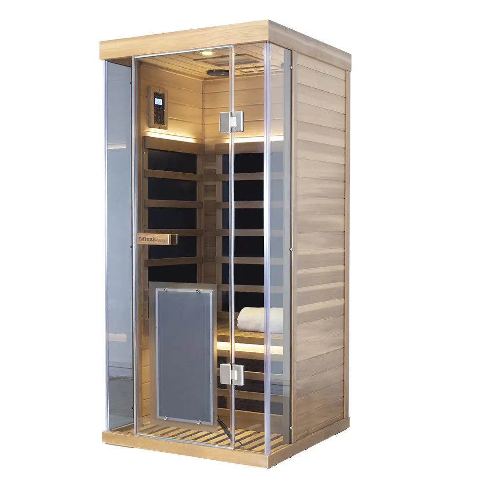 Pre-order SR01 1 Person Red Cedar Far Infrared Sauna Restocking July 31