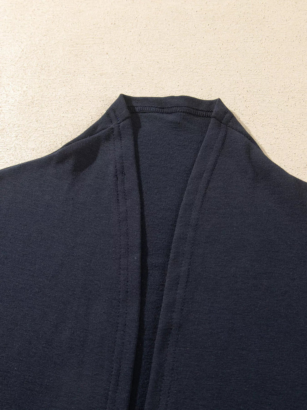 Solid Color Long Sleeve Casual Tunic Shift Cardigan