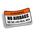 No Airbags Decal
