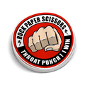 Throat Punch Hardhat Sticker