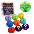 Spring Green Large 3D Printed Stress Relief Ball With 9PCS Mini Fidget Sphere Set, Transforming Press Rotate Sensory Desk Fidget Bundle