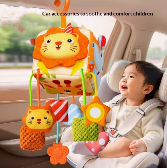 Bed Rattle Hanging Bedside Wind Chime Stroller Pendant Crib Bell Car-mounted Toy