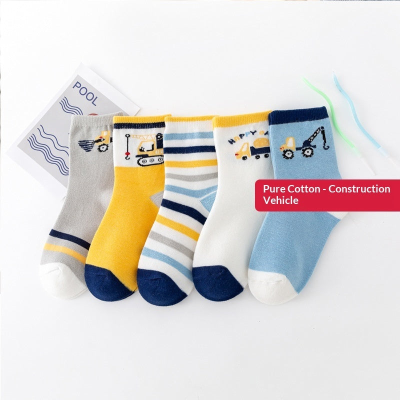 Winter Warm Boys And Girls Middle-aged Baby Socks