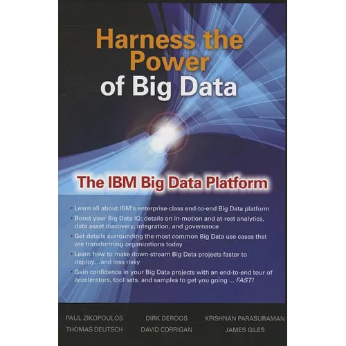 Harness the Power of Big Data the IBM Big Data Platform - Paperback
