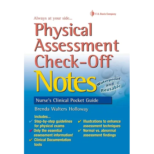 Physical Assessment Check-Off Notes - Spiral