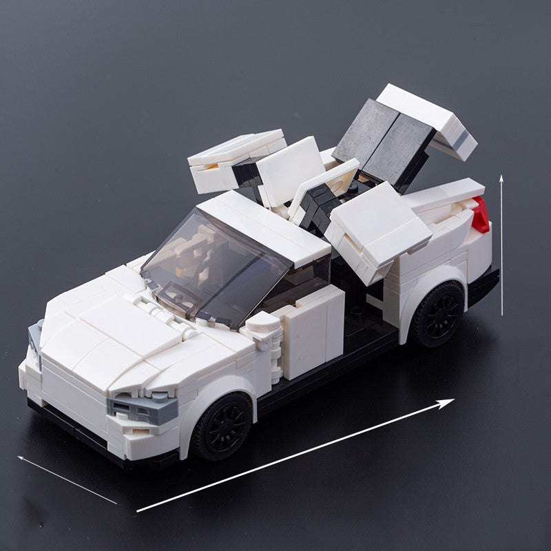 A Tesla Toy Car Piece-together Model Benefits Intelligence