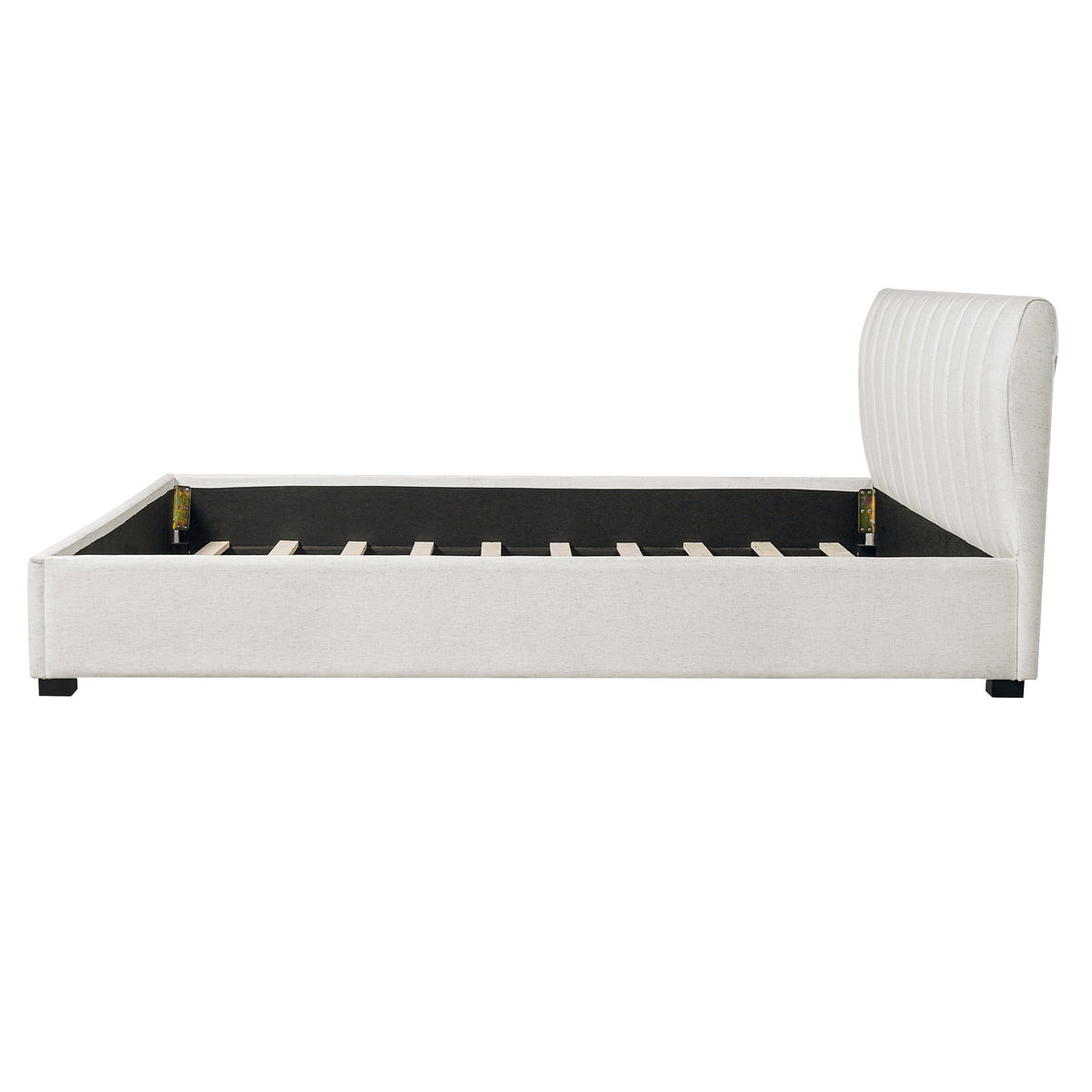 King Size Upholstered Bed Frame With