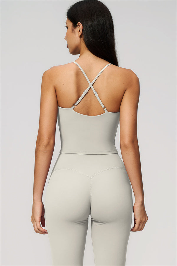 The Zura Tank Top Flared Leggings 2-Piece Set