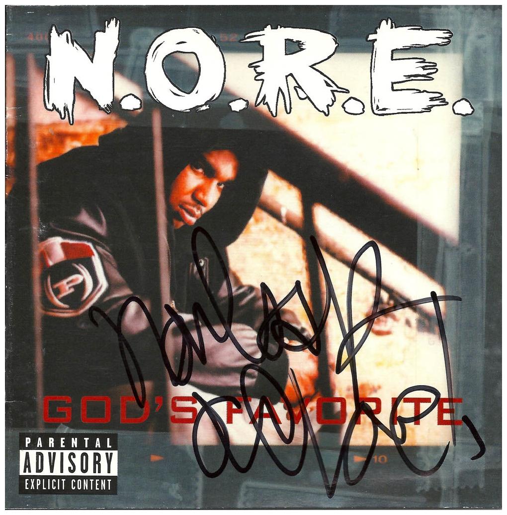 N.O.R.E Signed Autographed CD Cover