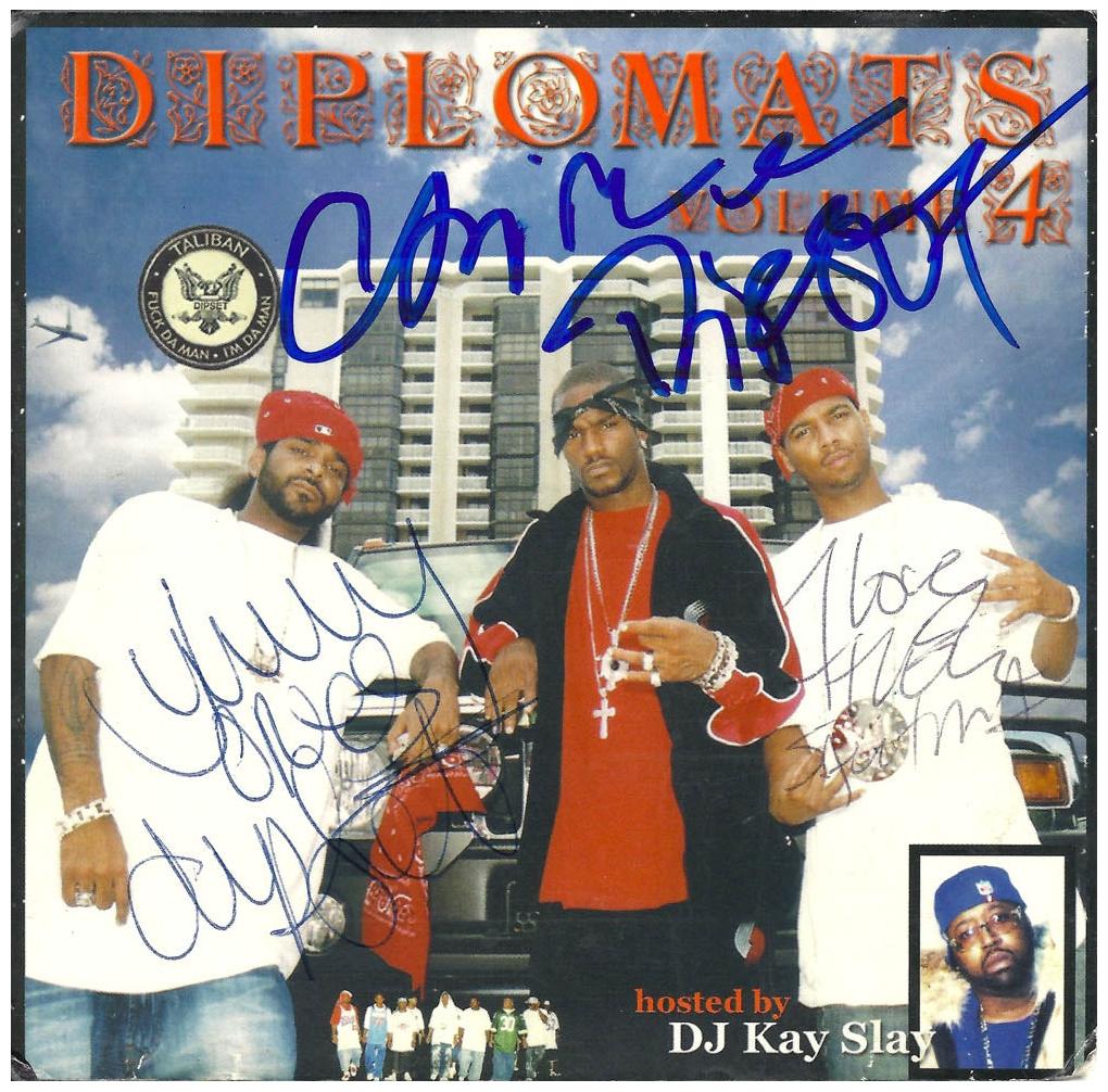 Diplomats Cam'Ron Plus Signed Autographed CD Cover