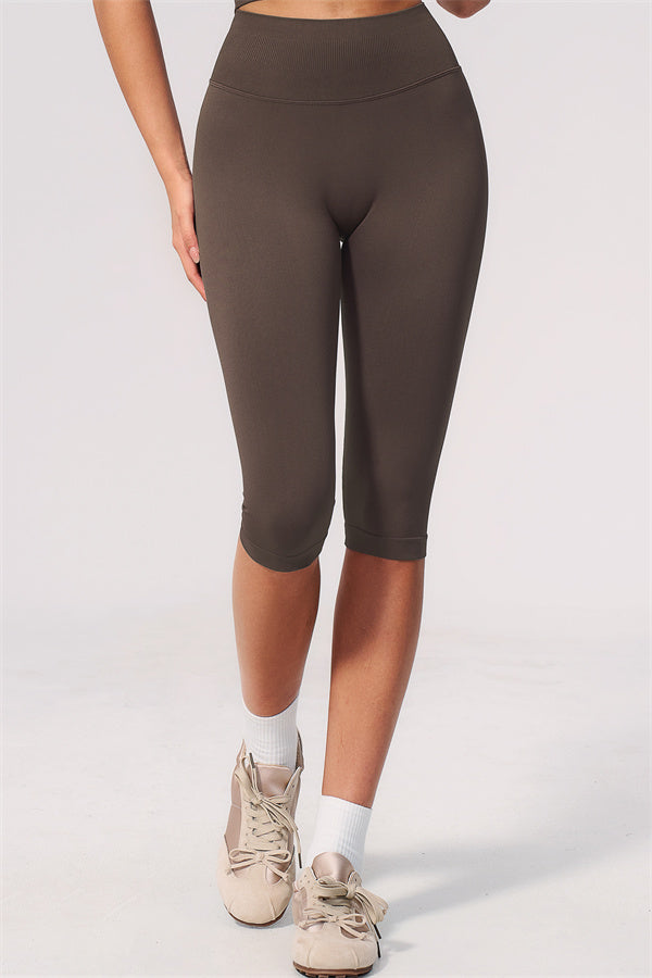 The Allure Crop Top Capri Leggings 2-Piece Set
