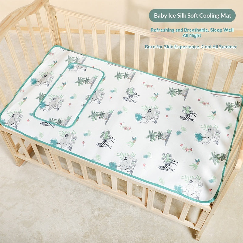 Cooling Ice-silk Class A Stroller Mat For Spring And Summer