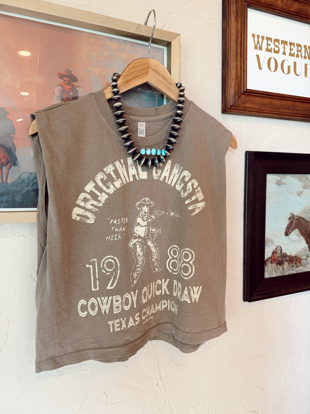 The Original G Cowboy Muscle Tee