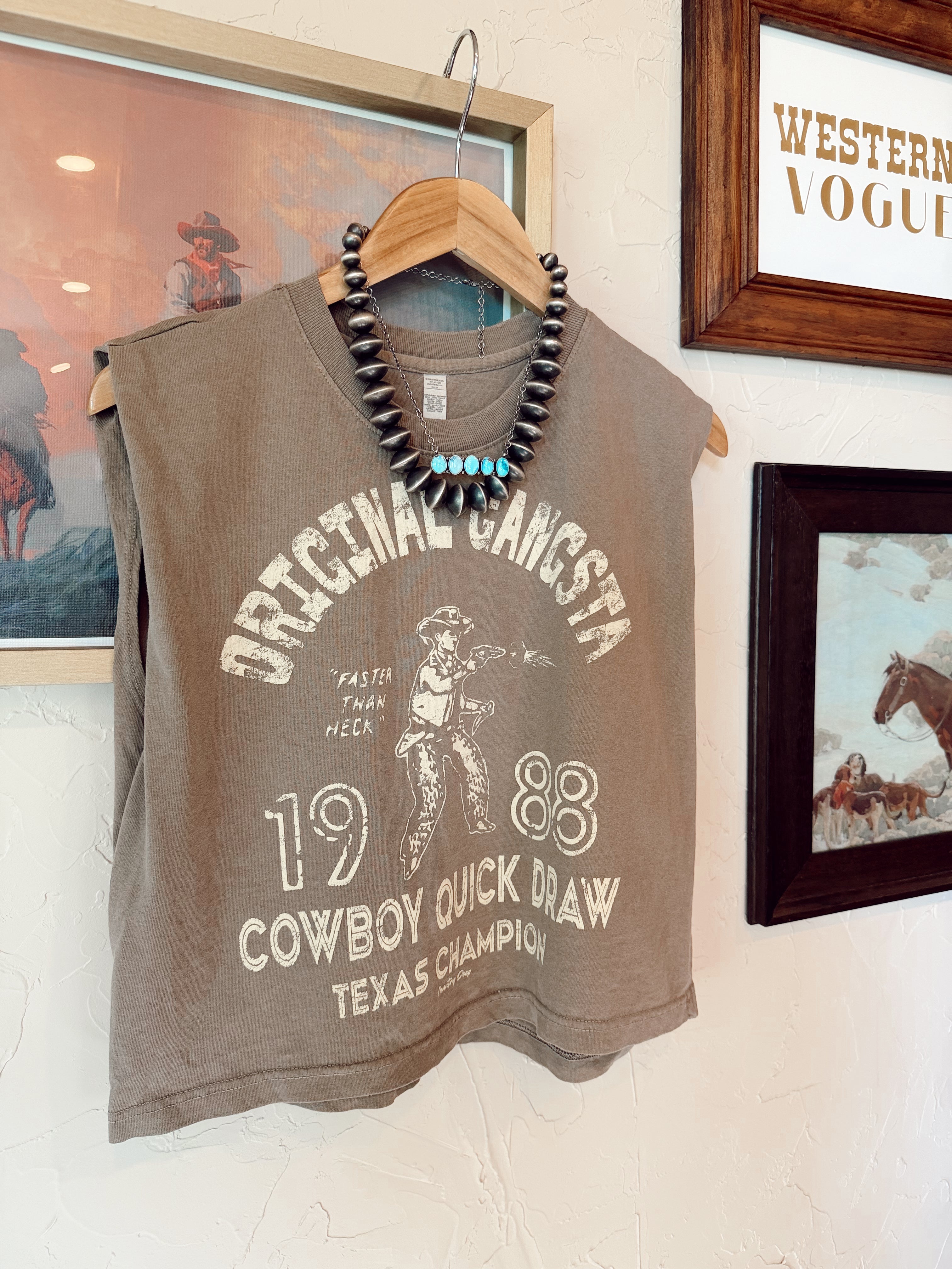 The Original G Cowboy Muscle Tee