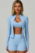 The Elixir Jacket Sports Bra Shorts 3-Piece Set