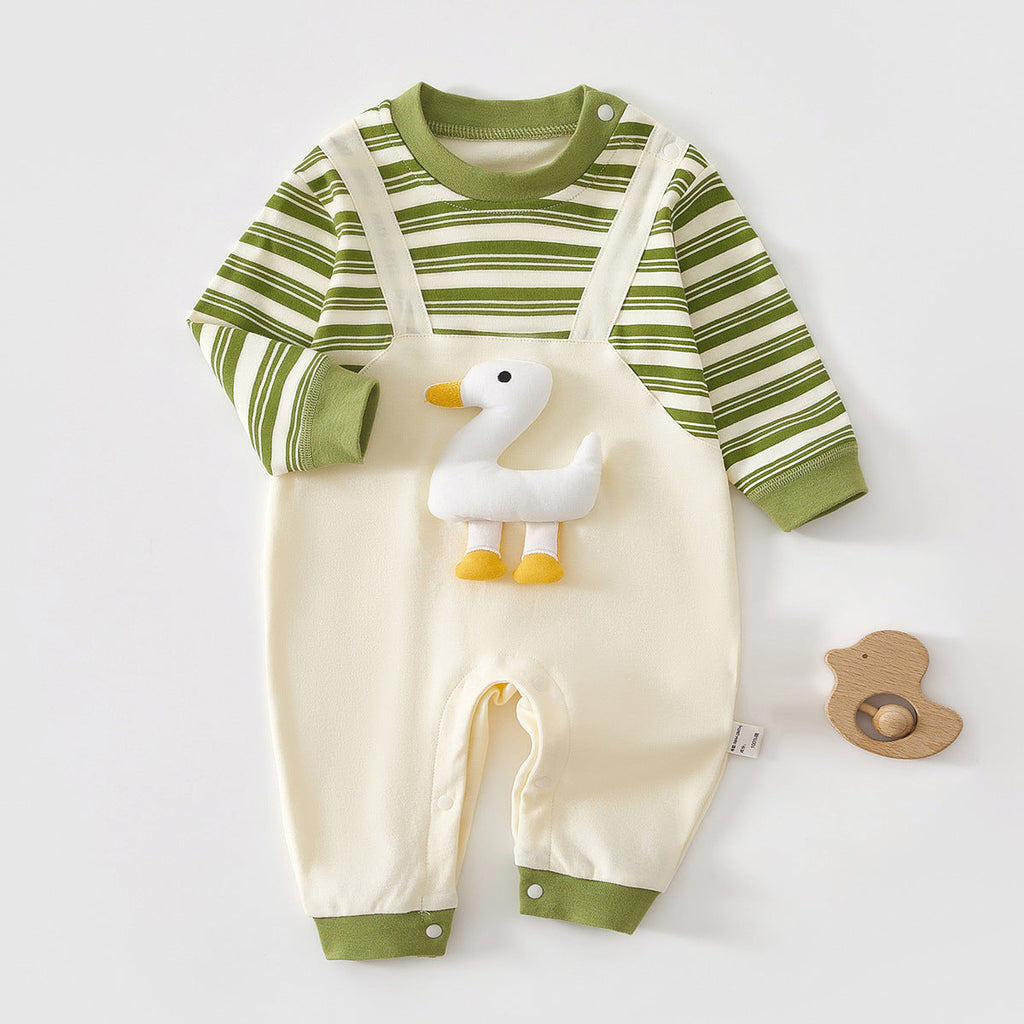 Cartoon Print Infant And Toddler Long Sleeve Bodysuit