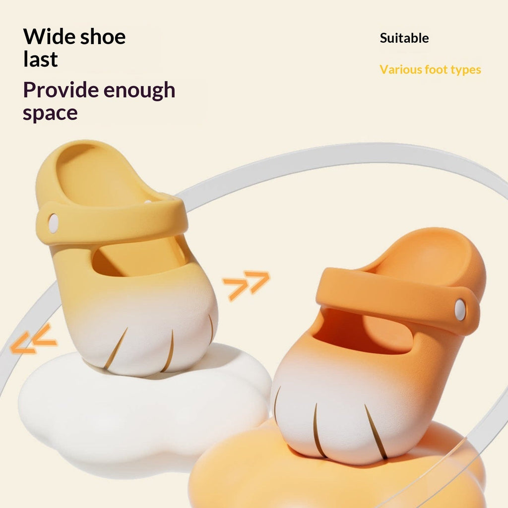 Anti-collision Non-slip Princess-style Parent-child Sandals