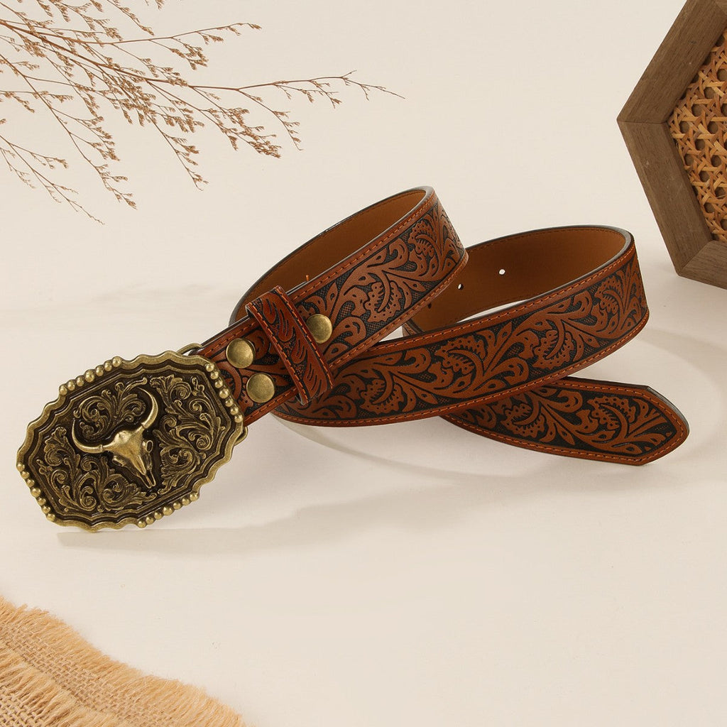 Fashion Personality Western Denim Style Belt