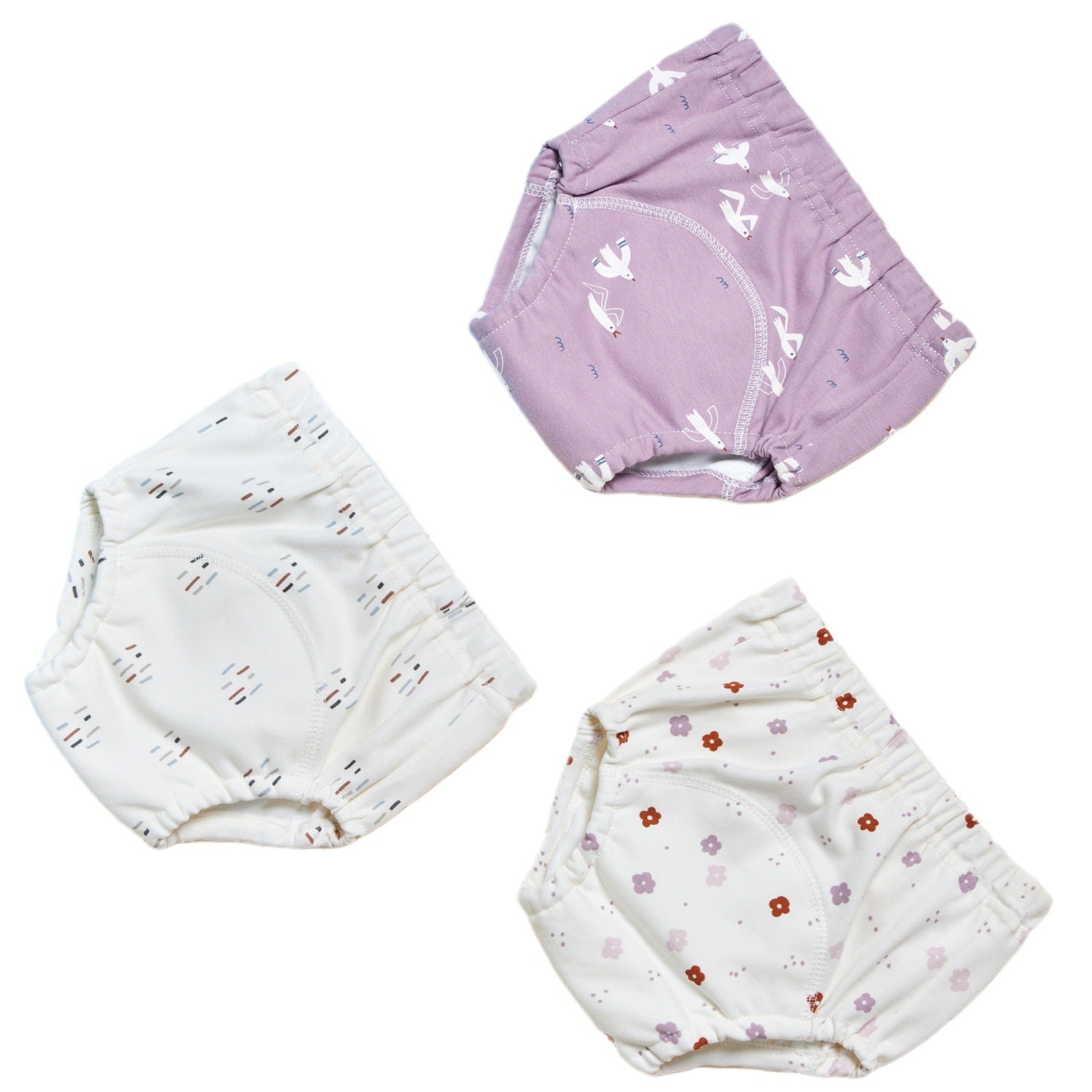 Pure Cotton Breathable Baby Training Pants Cloth Diapers