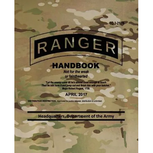 TC 3-21.76 Ranger Handbook: April 2017 - Paperback