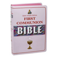 New Catholic Bible -- Med. Print Dura Lux (Girl Communion) - Imitation Leather