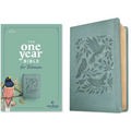 NLT the One Year Bible for Women (Leatherlike, Birdsong Teal) - Imitation Leather