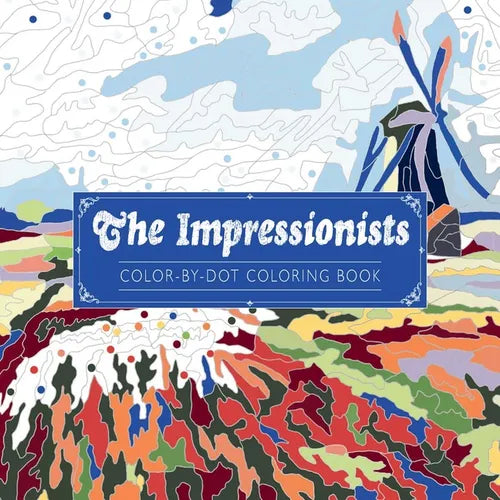 The Impressionists Color-By-Dot Coloring Book - Paperback