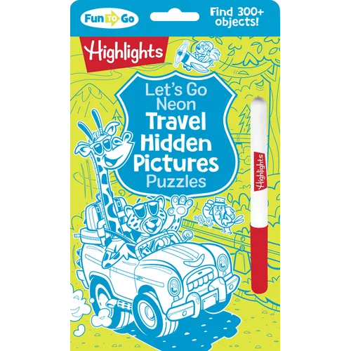 Let's Go Neon Travel Hidden Pictures Puzzles - Paperback