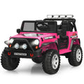 12V Kids Electric Ride On Truck with Remote Control and Operation Lever