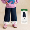 Brushed Versatile Casual Straight-leg Denim Jeans For Girls