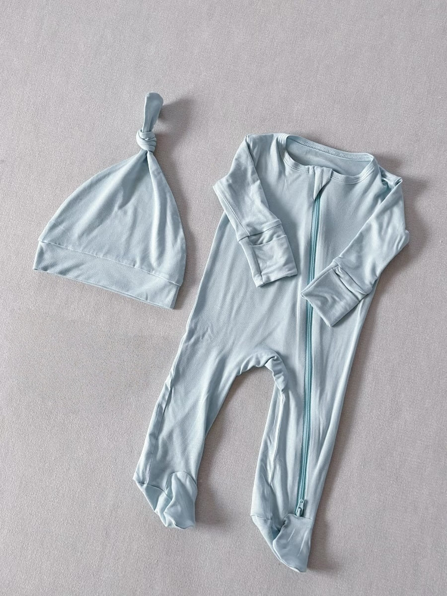 Baby Footed Zip-up Romper Onesie