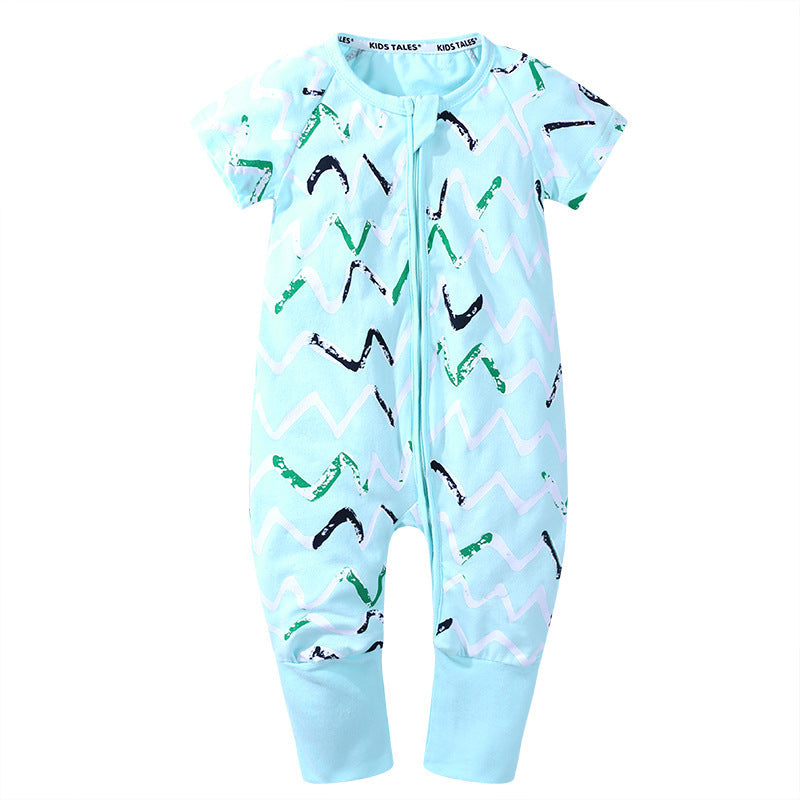 Cartoon Onesie Baby Short-sleeve Bodysuit